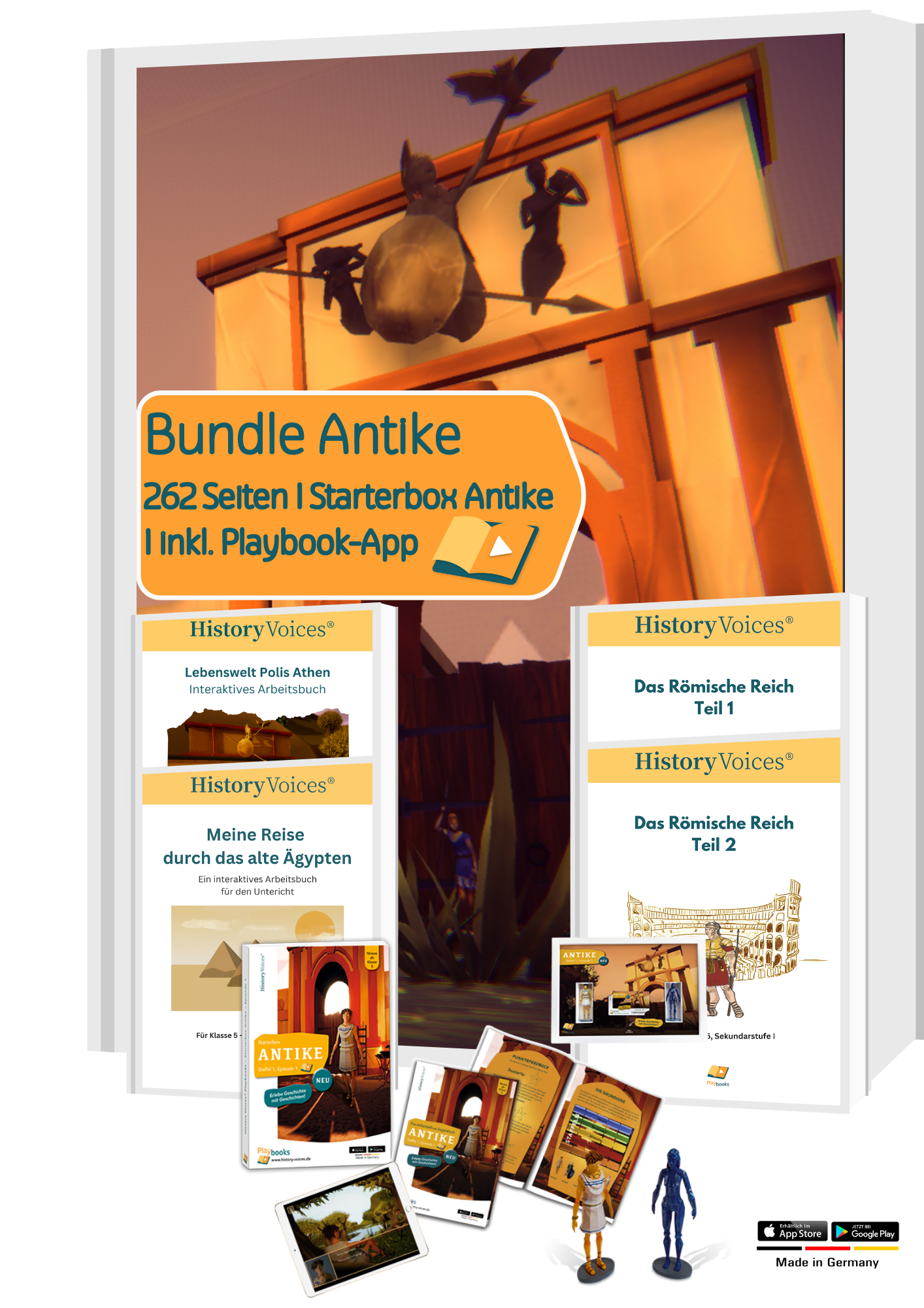 Gesamtpaket Antike Unterrichtsmaterial Cover Bundle Antike