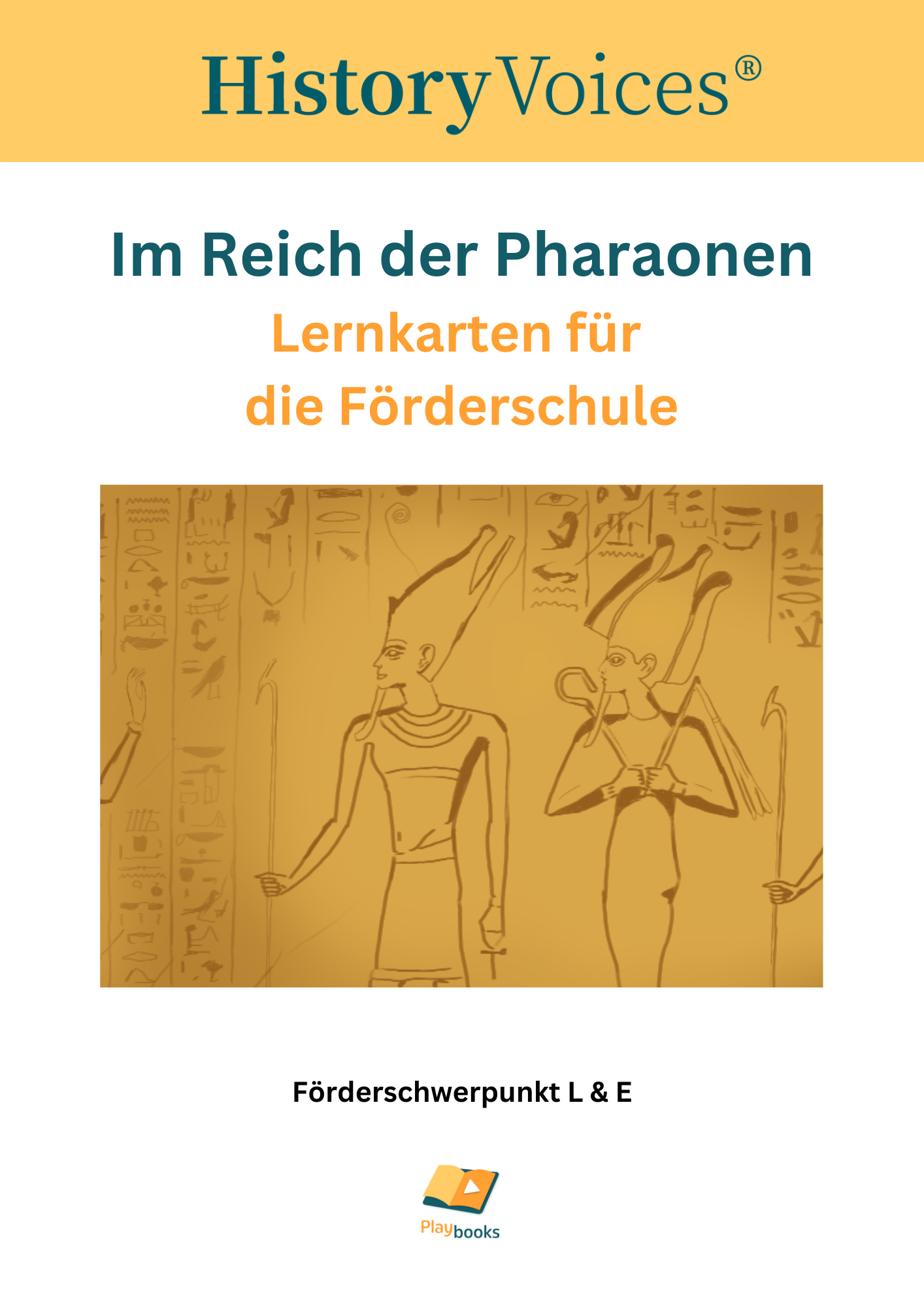 Cover Lernkarten Aegypten fuer die Foerderschule.