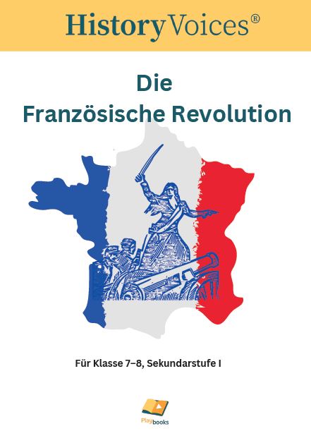 Deckblatt Arbeitsblatt mit Aufschrift Franzoesische Revolution