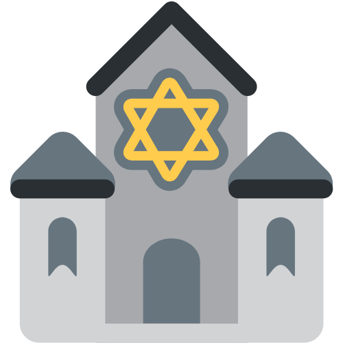 Das Bild zeigt eine Synagoge.
