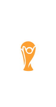 Eine Zeichnung eines Fußballpokals vor dem Hintergrund von Katar.