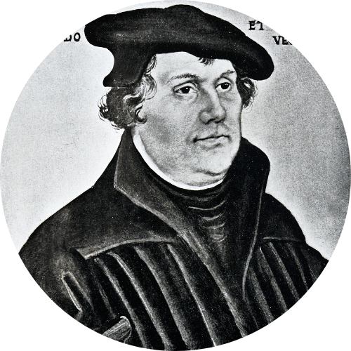 Das Bild zeigt Martin Luther.